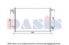 AKS DASIS 6841011000 Condenser, air conditioning